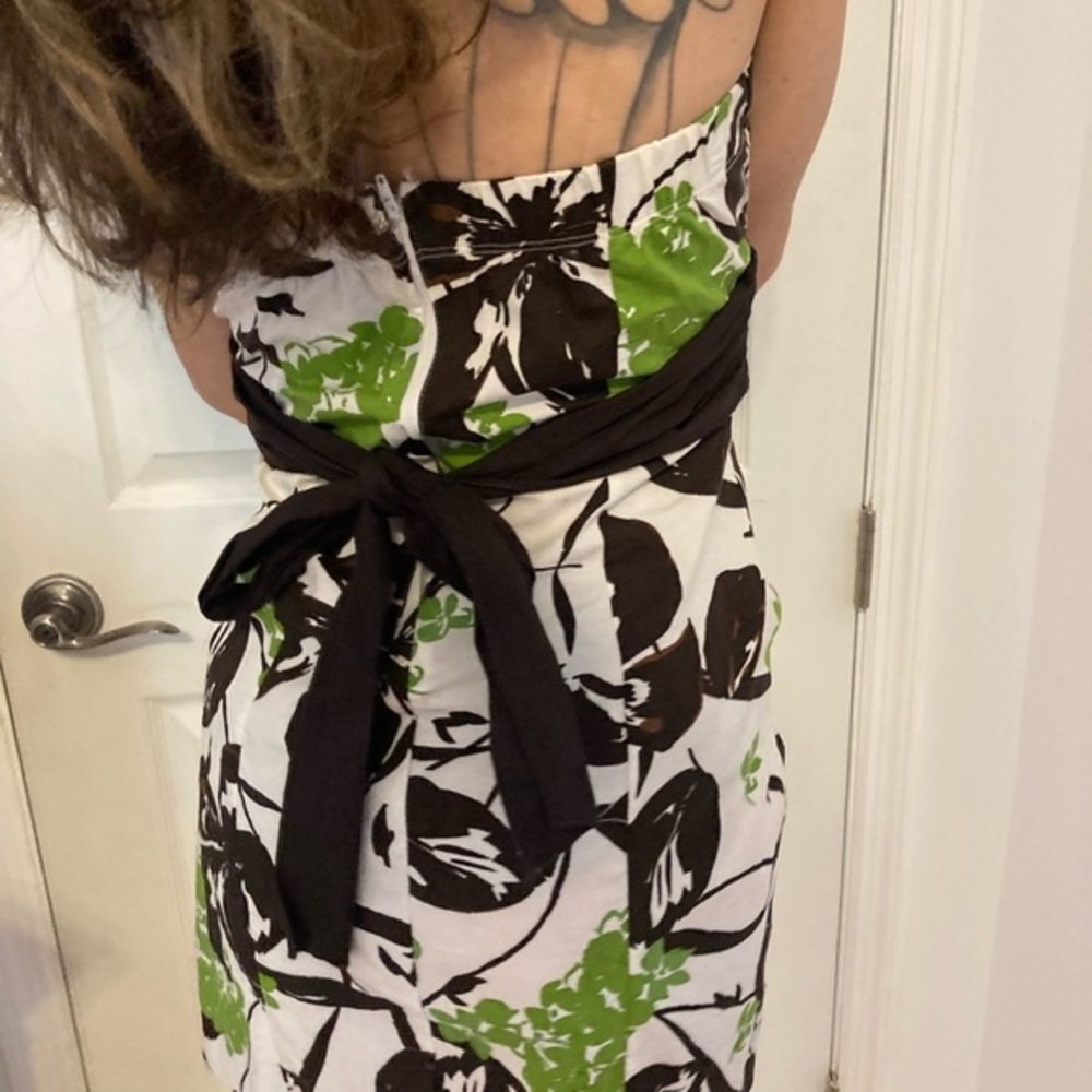 Strapless sundress womens size 7 built in bra - Picture 1 of 6